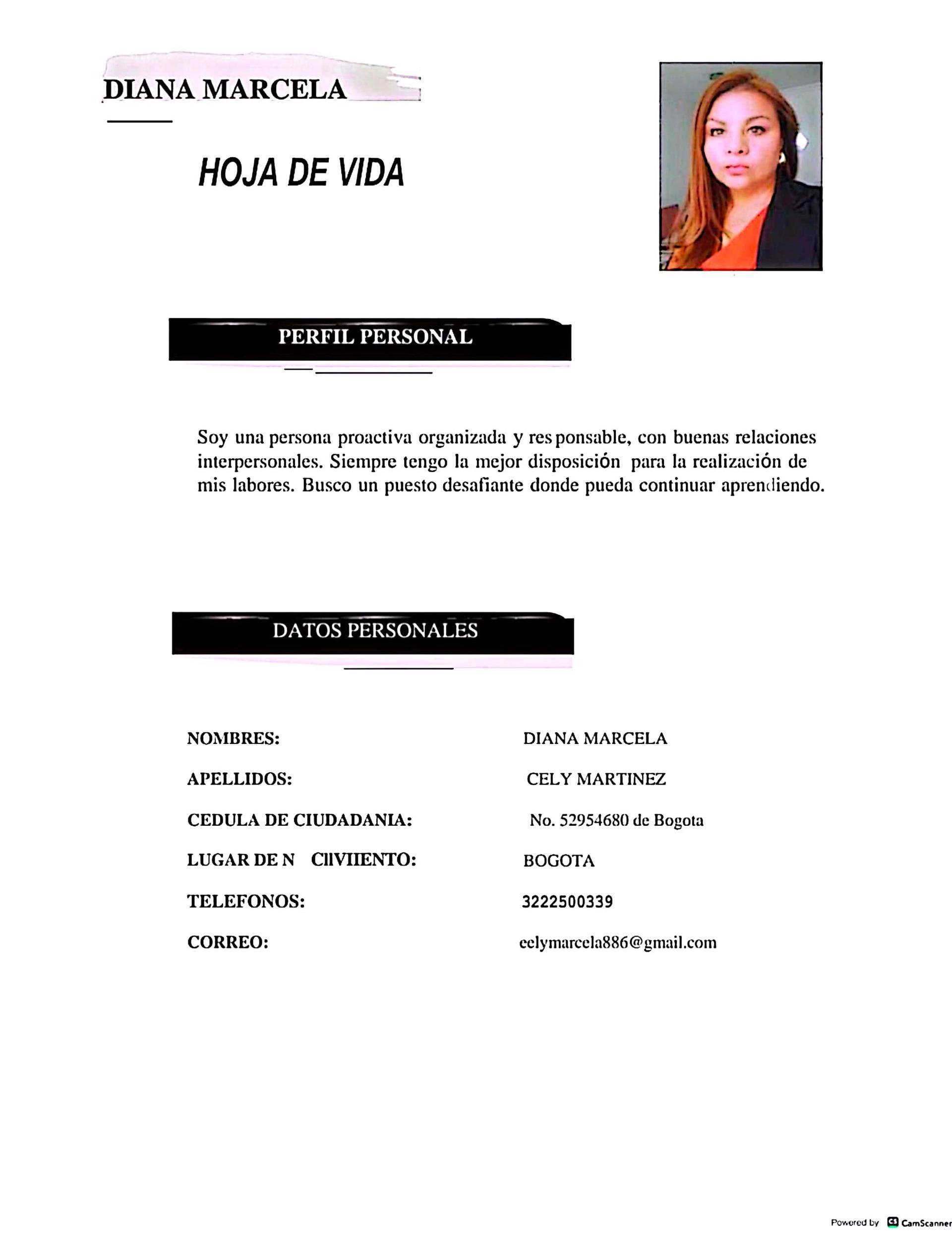 DIANA MARCELA CELY MARTINEZ