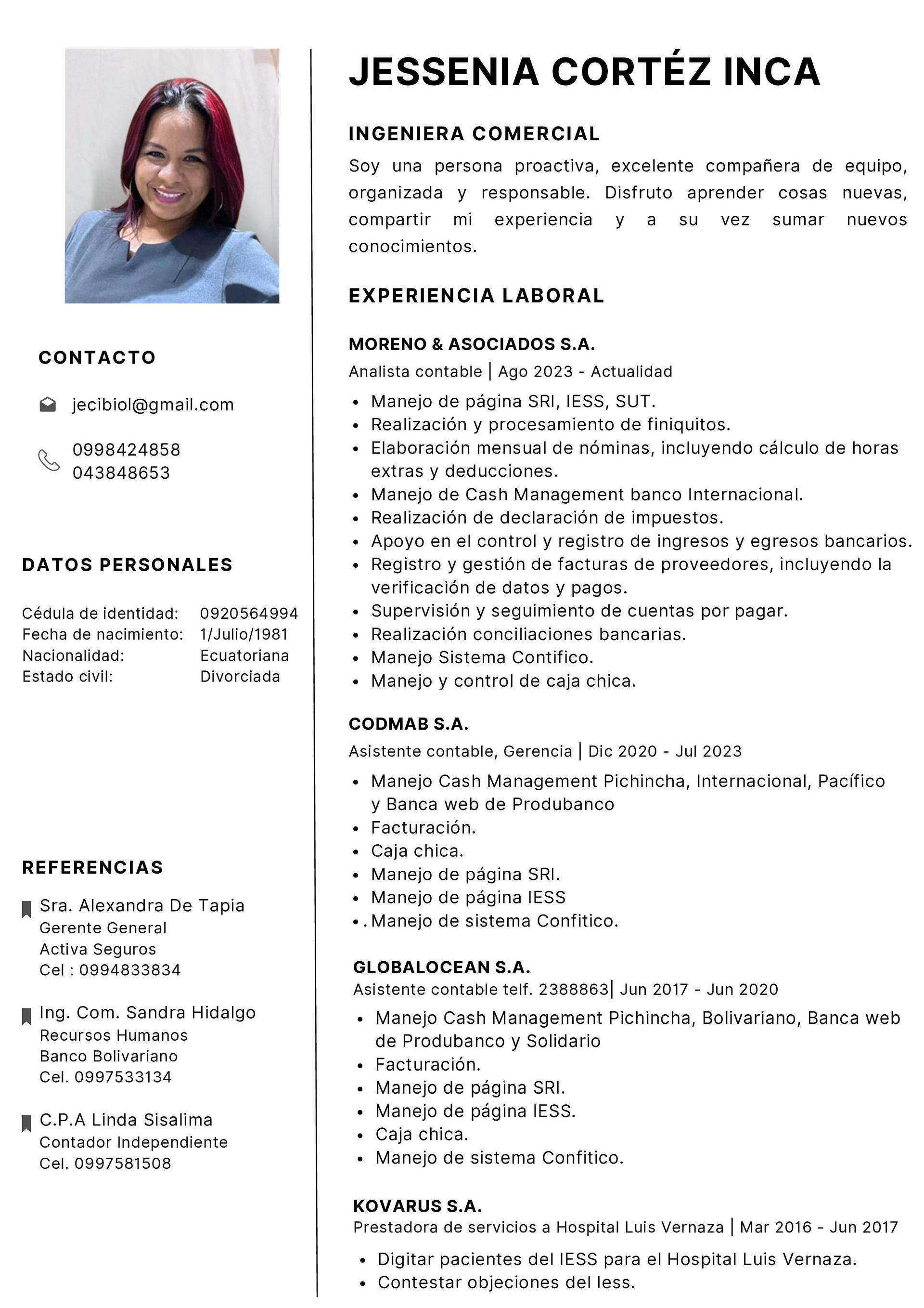 Jessenia Cortez Inca