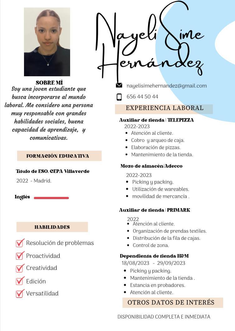 Nayeli Sime Hernandez