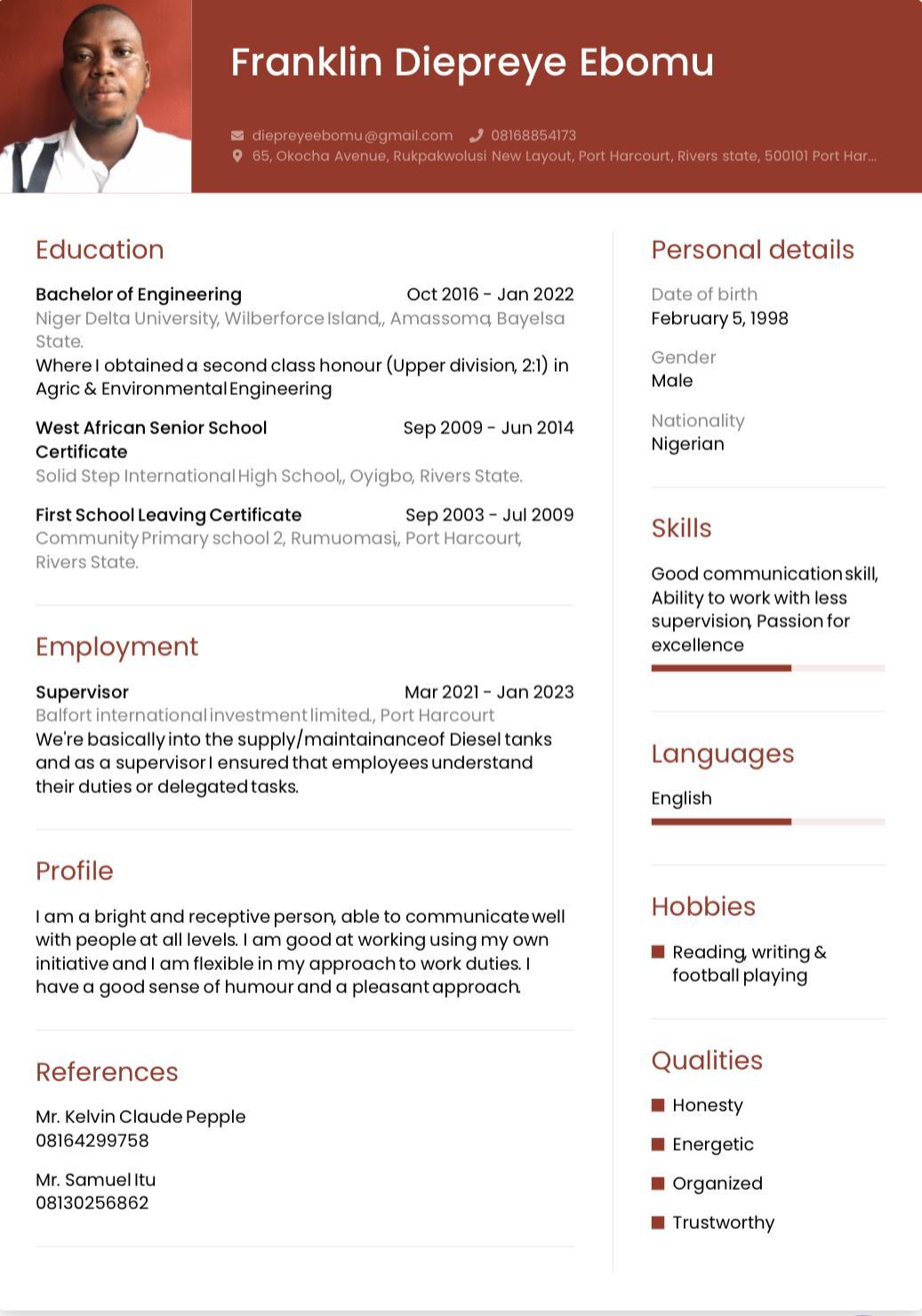 Franklin Diepreye Ebomu