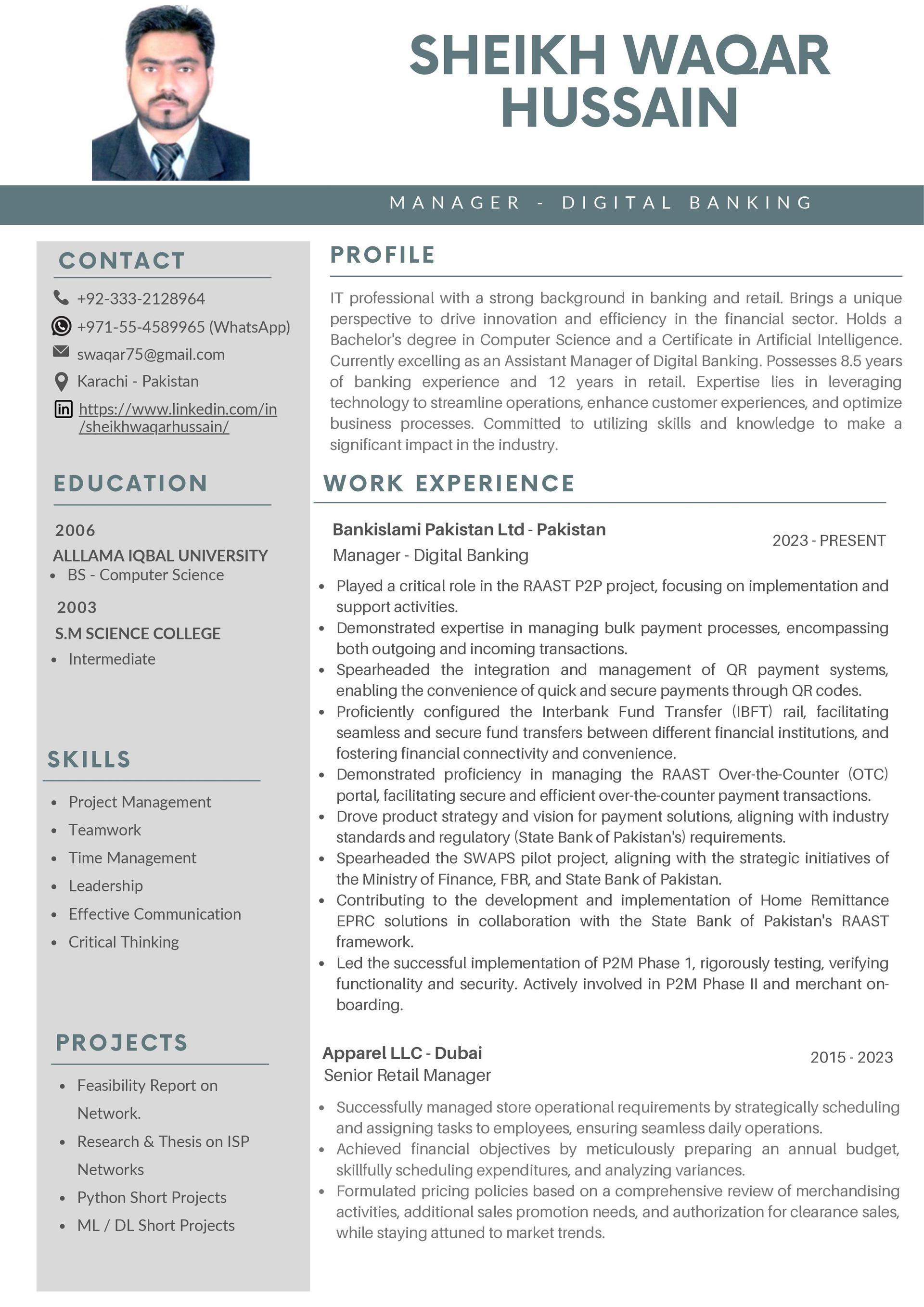 SHEIKH WAQAR HUSSAIN