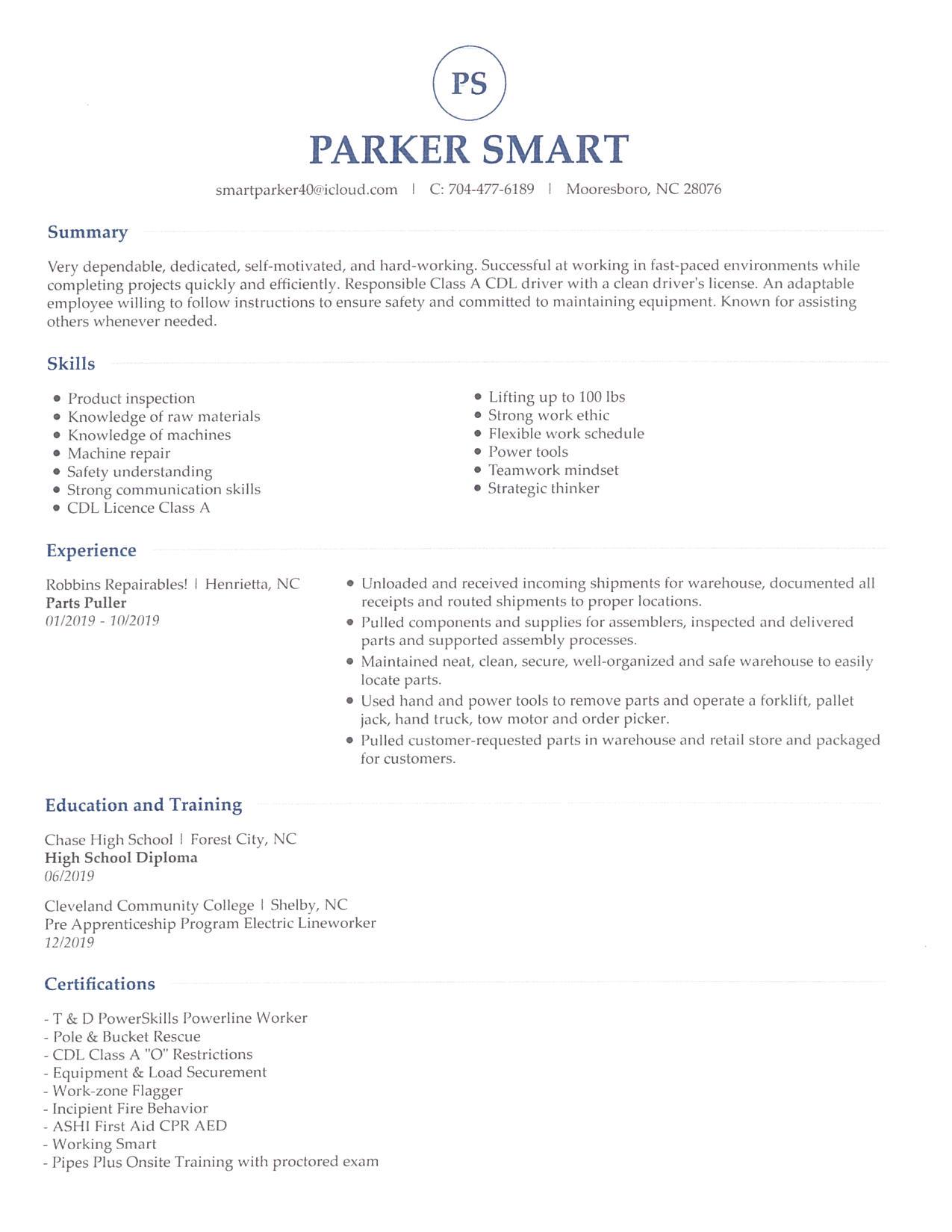 Parker Smart