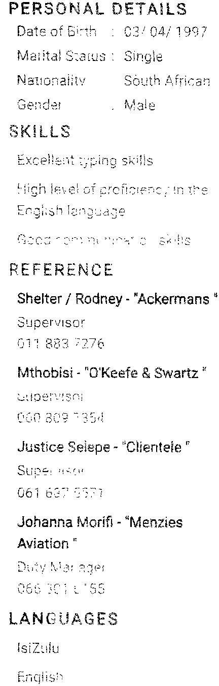 Vuyani Tsakane Mogale