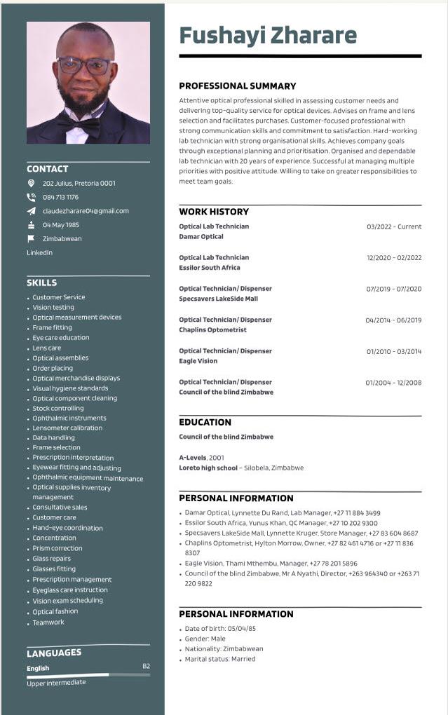 Claude Fushayi Zharare